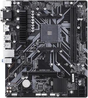 GIGABYTE B450M S2H Socket AM4 AMD B450 DDR4 32GB Micro ATX