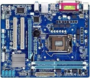 GIGABYTE GA-H61M-S2P-B3(rev.1.1) LGA 1155 Intel H61 DDR3 16GB Micro ATX