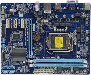 GIGABYTE GA-H61M-S2-B3 LGA 1155 Intel H61 DDR3 16GB Micro ATX