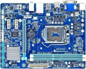 GIGABYTE GA-H61M-HD2 LGA 1155 Intel H61 DDR3 16GB Micro ATX