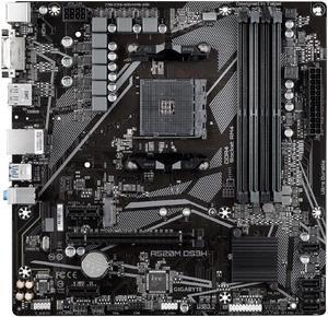 GIGABYTE A520M DS3H Socket AM4 AMD A520 DDR4 128GB Micro ATX