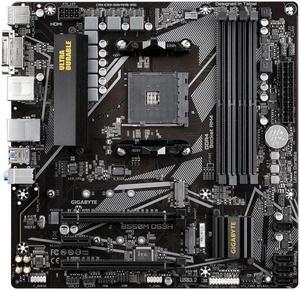 GIGABYTE B550M DS3H Socket AM4 AMD B550 DDR4 128GB Micro ATX