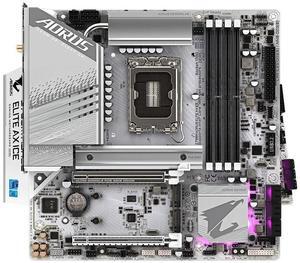 GIGABYTE Z790M ELITE AX ICE LGA 1700 Intel Z790 DDR5 192GB Micro ATX