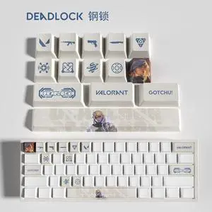 VALORANT Themed Keycaps Deadlock PBT heat-sublimation keycaps 14 keys OEM high degree