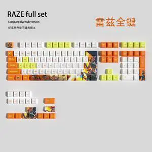 VALORANT Themed Keycaps Raze PBT heat-sublimation keycaps full keycap OEM high degree