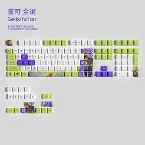 VALORANT Themed Keycaps Gekko PBT heat-sublimation keycaps full keycap OEM high degree