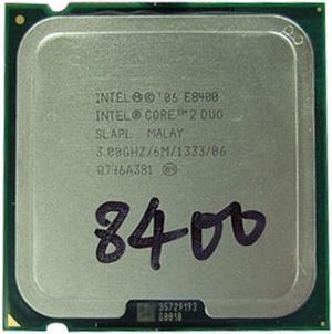 Core E8400 45nm LGA 775 central processing unit (CPU)