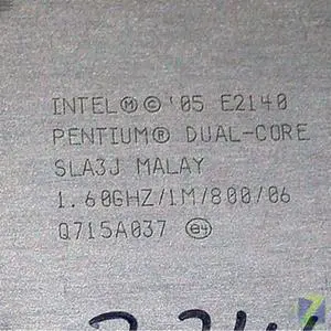 Pentium E2140 65nm LGA 775 central processing unit (CPU)
