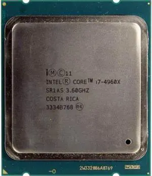 Core i7 4960X 22nm LGA 2011 central processing unit (CPU)
