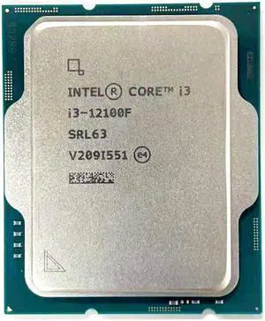 Core i3 12100F 10nm LGA 1700 central processing unit (CPU)