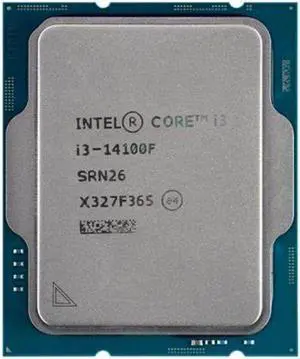 Core i3 14100F 10nm LGA 1700 central processing unit (CPU)