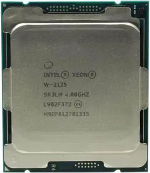 Xeon W-2125 14nm LGA 2066 central processing unit (CPU)