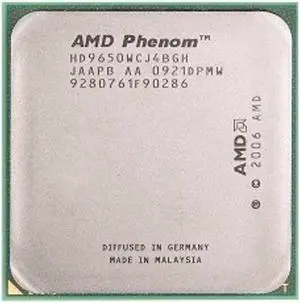 Phenom X4 9650 65nm Socket AM2+ central processing unit (CPU)