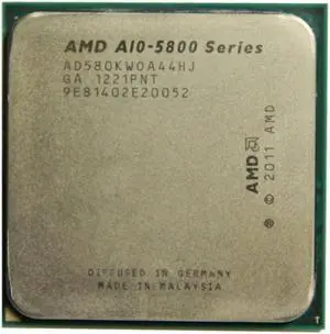 A10-5800K 32nm Socket FM2 central processing unit (CPU)