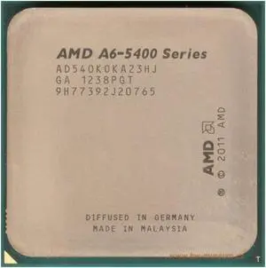 A6-5400K 32nm Socket FM2 central processing unit (CPU)