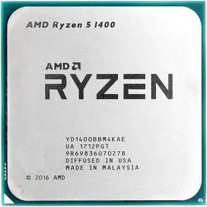 Ryzen 5 1400 14nm Socket AM4 central processing unit (CPU)