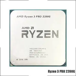 Ryzen 3 PRO 2200G 14nm Socket AM4 central processing unit (CPU)