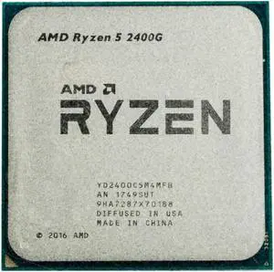 Ryzen 5 2400G 14nm Socket AM4 central processing unit (CPU)