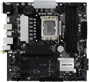 Biostar B760MX2-E PRO D4 Intel B760 4×DDR4 DIMM Micro ATX LGA 1700 PCI-E 3.0,PCI-E 4.0