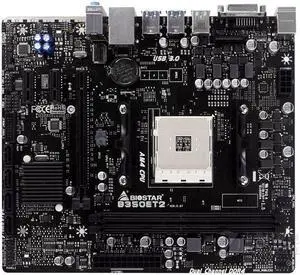 biostar B350ET2 AMD B350 Micro ATX 2×DDR4 DIMM Socket AM4 PCI-E 3.0