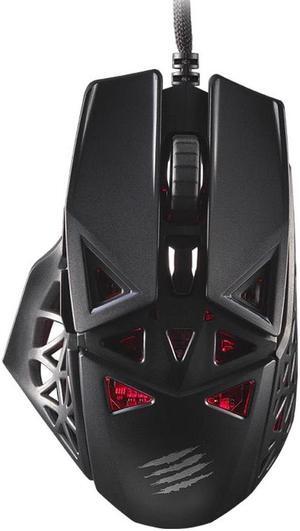 MADCATZ MOJOM1 (Black) Lightweight 70g Gaming Wired Mouse Cave Mouse RGB Cytec
