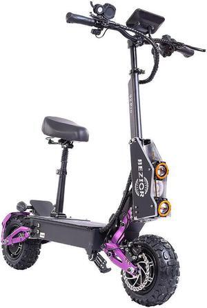 Bezior S2 Pro Folding Electric Scooter 2400W Motor 48V 23Ah Battery 11in Tyre Disc Brake Load 120Kg