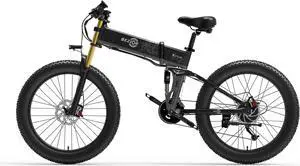 BEZIOR-X Plus Foldable Electric Bicycle, 26-Inch Wheels, 48V, 1500W, Maximum Speed 40Km/h, Load 200Kg, Hydraulic Disc Brake
