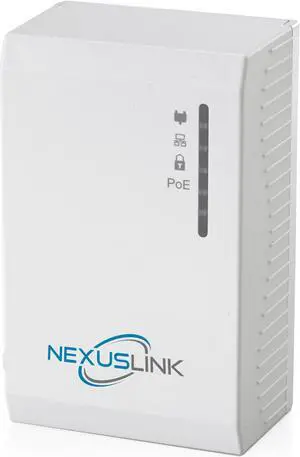 NexusLink G.hn Powerline Adapter with Power Over Ethernet (PoE) I Single Device (GPL-1200PoE)