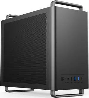 SOEYi U320 Mini Portable M-ATX/ITX Computer Case, Micro ATX CASE, DIY Desktop Case with handles, Support 310MM GPU Length-ATX SFX power supply-8/9cm Fans