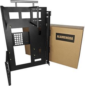 ALAMENGDA Open Computer Case,Open Air Pc Case, Motherboard AccessoriesTest Stand, DIY Pc Test Bench (M-ATX)