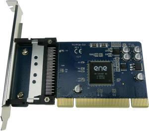 PCI to PCMCIA 16-bit (PCMCIA 2.1 / JEIDA 4.2) and 32-bit Cardbus PCMCIA PC Card to PCI Adapter Converter support low profile