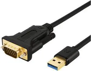 3.0 to VGA Cable 6.6 FT CableCreation USB to VGA 15 Pin Adapter 1080P @ 60Hz with Built-in Driver Only Support Windows 10/8.1/8 / 7 (NO XP/Vista/Mac OS X) 2M /Black 3.0 to VGA Cable 6.6 FT CableCreation USB to VGA 15 Pin Adapter 1080P @ 60Hz with Built-in Driver Only Support Windows 10/8.1/8 / 7 (NO XP/Vista/Mac OS X) 2M /Black