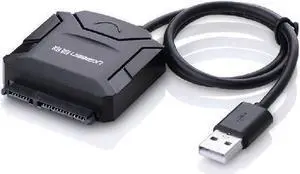 USB 3.0 to Sata Converter Adapter Cable for 2.5"/3.5" SATA HDD/SSD, BLU-RAY DVD, CD-RW(1ft/30cm)