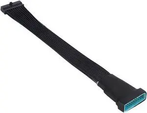 USB 3.0 Header Extension Cable, Low Profile USB 3.0 Internal 19/20 Pin Header Extender | USB 3 Motherboard Adapter | 5.9 inch