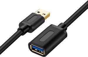 USB 3.0 Extension Cable 25Ft USB 3.0 High Speed Extender Cord Type A Male to A Female for Playstation Xbox USB Flash Drive Hard Drive Card Reader Scanner Printer Keyboard (25Ft)