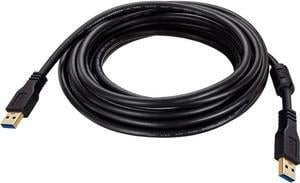 USB to USB Cable Male to Male 20 ft Long USB 3.0 Cable A to A for Data Transfer Hard Drive Enclosures Printer Modem Cameras