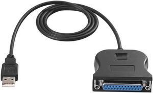 USB 2.0 To 25 Pin DB25 Parallel Port Cable IEEE 1284 1Mbps 25pin Parallel Printer adapter Cord Hot Sale