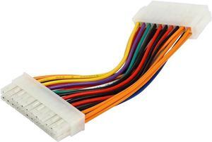 ATX 20pin to 24 Pin Power Adpater Cable, PSU 20-pin to Motherboard 24-pin Power Converter Cord - 20 Pin Female to 24 Pin Male - 6 Inches