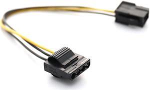 1pc Molex To PCI-E Power Adapter IDE 4Pin 4 Pin Female to 6 Pin Female 6Pin Graphics Video Card Converter Cable