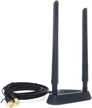 2.4G/5G Dual Frequency Extension Cable Antenna Wifi Router Wireless Network Card 8Db Sma Antenna Magnetic Suction Base