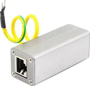 Ethernet Network Card RJ45 Surge Protector Thunder Lightning Arrester Protection Device,Network Signal Lightning Arrester RJ45 Surge Protector