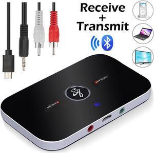 Bluetooth 5.0 Transmitter Receiver Wireless Audio Adapter For PC TV Headphone MP3 Car 2 IN 1 RCA 3.5MM 3.5 AUX Jack Adapters