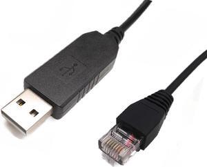 USB to RS485 RJ45 Serial Cable for ABB Driver ACS-380 ACS-550, USB RS485 Modbus Adapter Communication Cable for ABB Oy BCBL-01