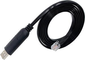 FTDI Chipset USB to RS232 RJ12 6P6C Monitoring and Upgrading Serial Cable for BMS, Programming Cable for Battery Management System