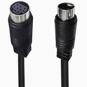 mini din 9pin 9-pin TV audio cable 9-core S terminal STB color difference cable S-VIDEO 2m Male to Male 1m Male to Female