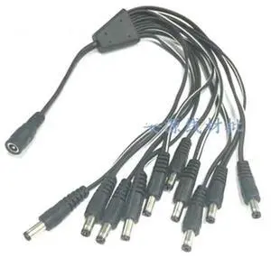 2.1*5.5mm 1 Female to 2 3 4 5 8 Male DC Power Splitter Plug Cable for CCTV security Camera Accessories power Supply adapter 12V (1* female to 10 * male cable) 2.1*5.5mm 1 Female to 2 3 4 5 8 Male DC Power Splitter Plug Cable for CCTV security Camera Accessories power Supply adapter 12V (1* female to 10 * male cable)