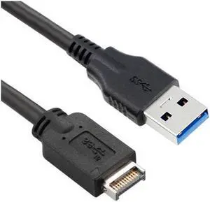 USB 3.1 Front Panel Header to USB 3.0 Type-A Male Extension Data Cable 50cm