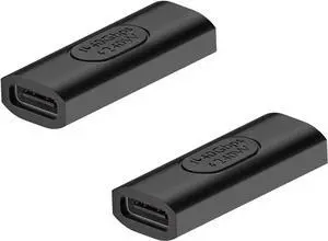240W USB C Female to Female Adapter, 40Gbps USB C Coupler, 8K@60Hz Video Display for Switch, Tablet, iPad, MacBook, Thunderbolt 4/3 (2Pack)