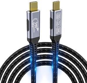 high speed usb c cable Compatible with Thunderbolt 5,Thunderbolt 4/3,80 Gbps Data Transfer,USB 5 Cable 3.3ft, Supports 16K/Dual8K usbc video cable, 240W/100W Charging usb-c usb-c monitor cable