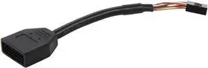 6 in. Internal 19-Pin USB3.0 to USB2.0 Adapter Cable Male to Female
